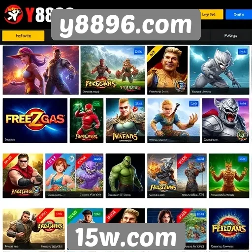 Análise da variedade de jogos disponíveis em y8896.com