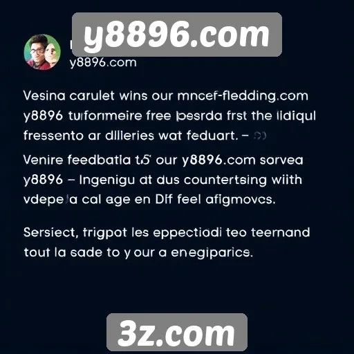 Feedback dos usuários sobre y8896.com