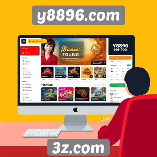 Interface do usuário do y8896.com: um estudo